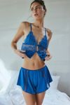 Out From Under Lola Satin Flyaway Cami & Micro Short Set