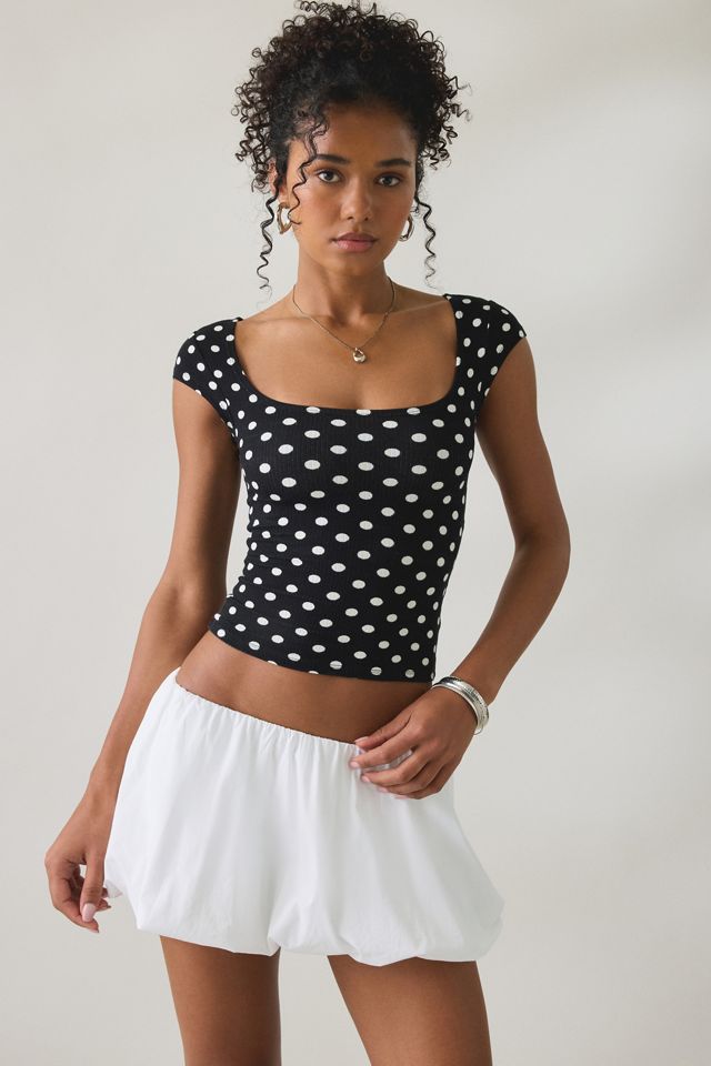 Kimchi Blue Anne Bubble Mini Skort #3