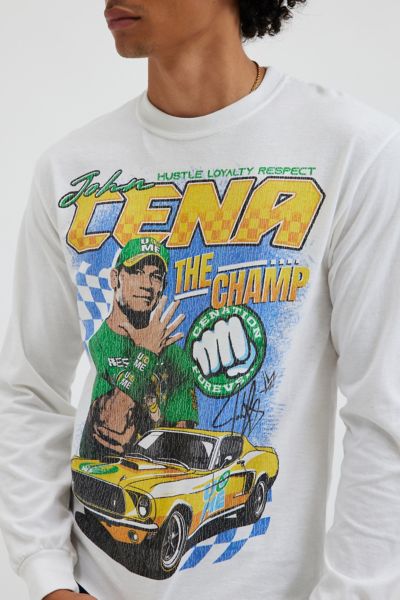 WWE John Cena Graphic Cropped Long Sleeve Tee