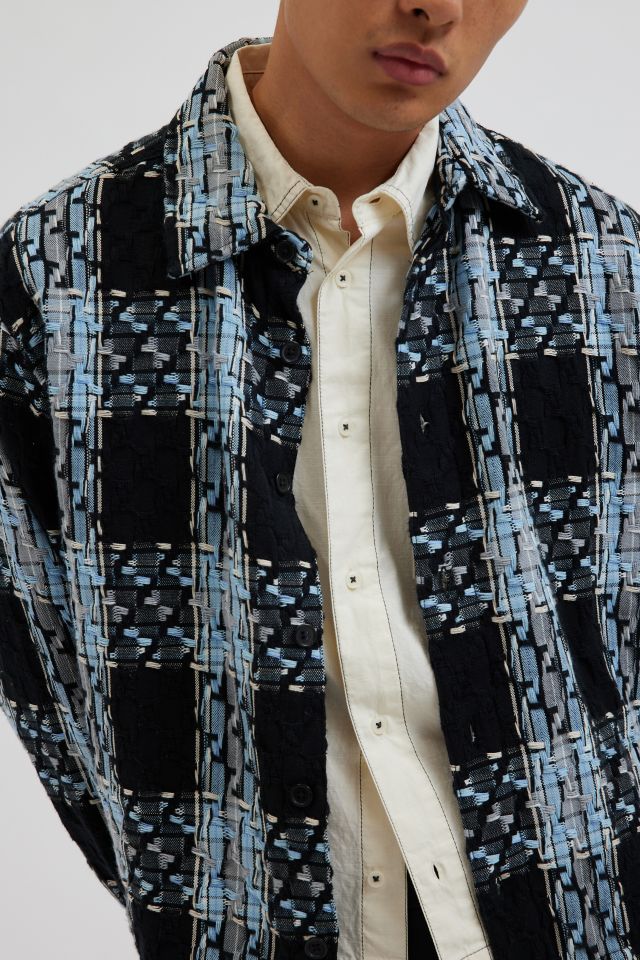 UO Textured Shirt Jacket #4