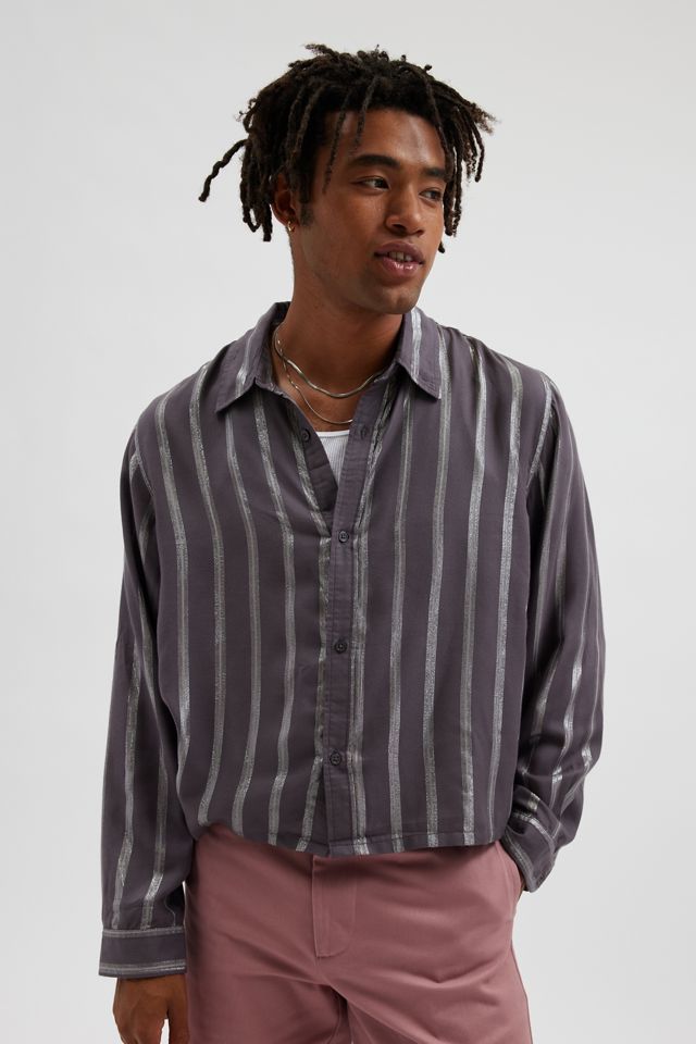 Chemise Boutonnée Manches Courtes Rayon Tropical UO