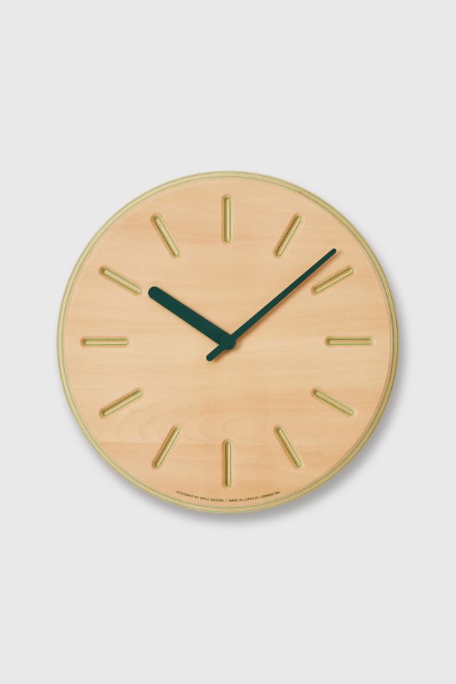 Lemnos Paper-Wood Line Wall Clock #1