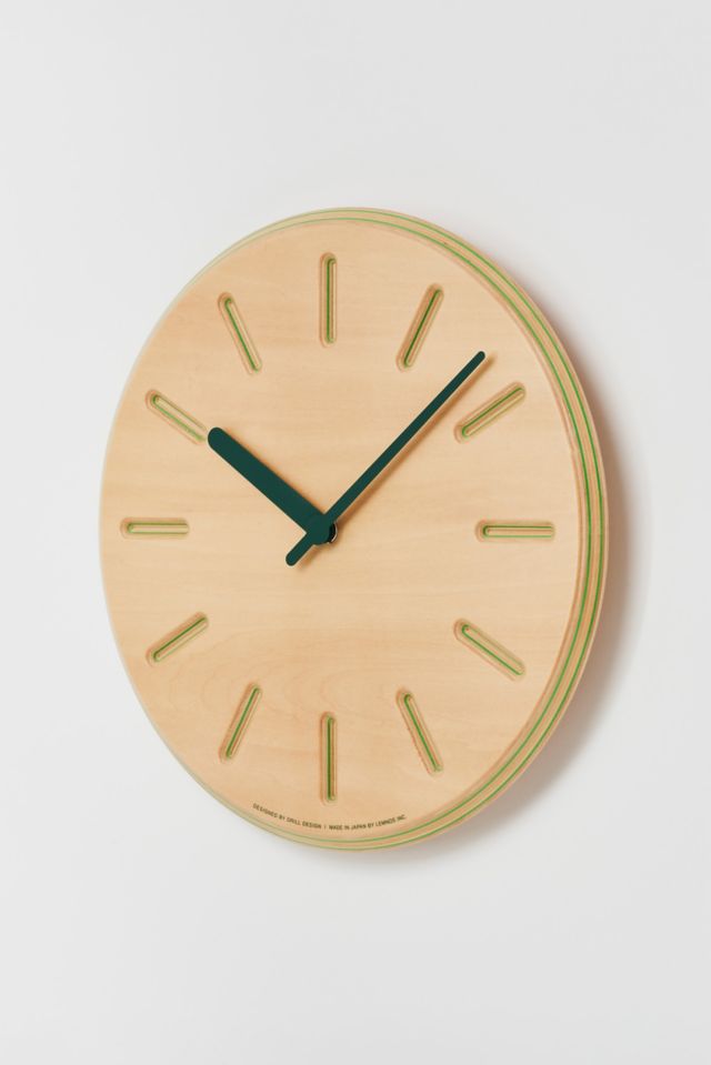 Lemnos Paper-Wood Line Wall Clock #2