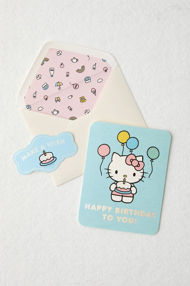 Hello Kitty Birthday Card #1