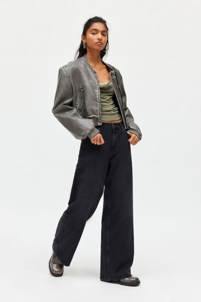 BDG OZZY LOOSE JEAN IN BLACK, WOMEN'S AT URBAN OUTFITTERS 