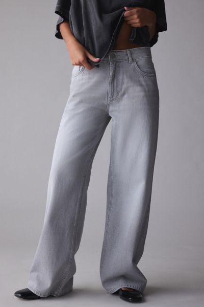 BDG OZZY LOOSE JEAN IN GREY, WOMEN'S AT URBAN OUTFITTERS 