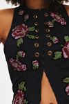 Kimchi Blue Love Letter Floral Embroidered Vest Top