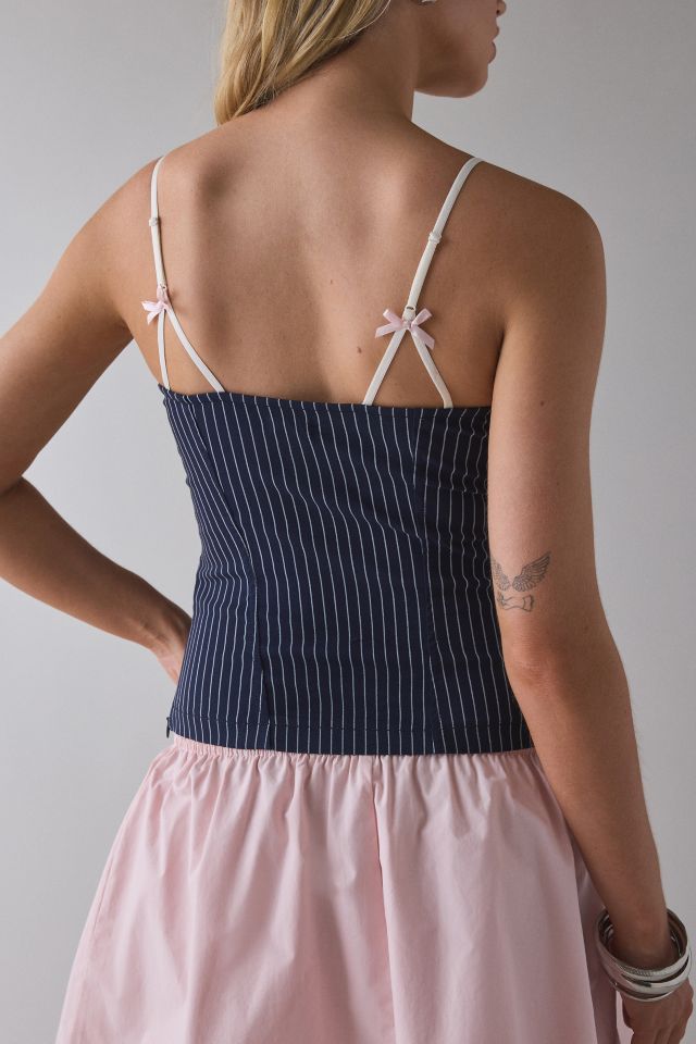 Kimchi Blue Lexi Lace Trim + Bow Detail Cami #2