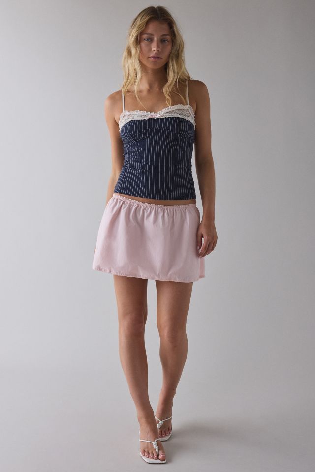 Kimchi Blue Lexi Lace Trim + Bow Detail Cami #3