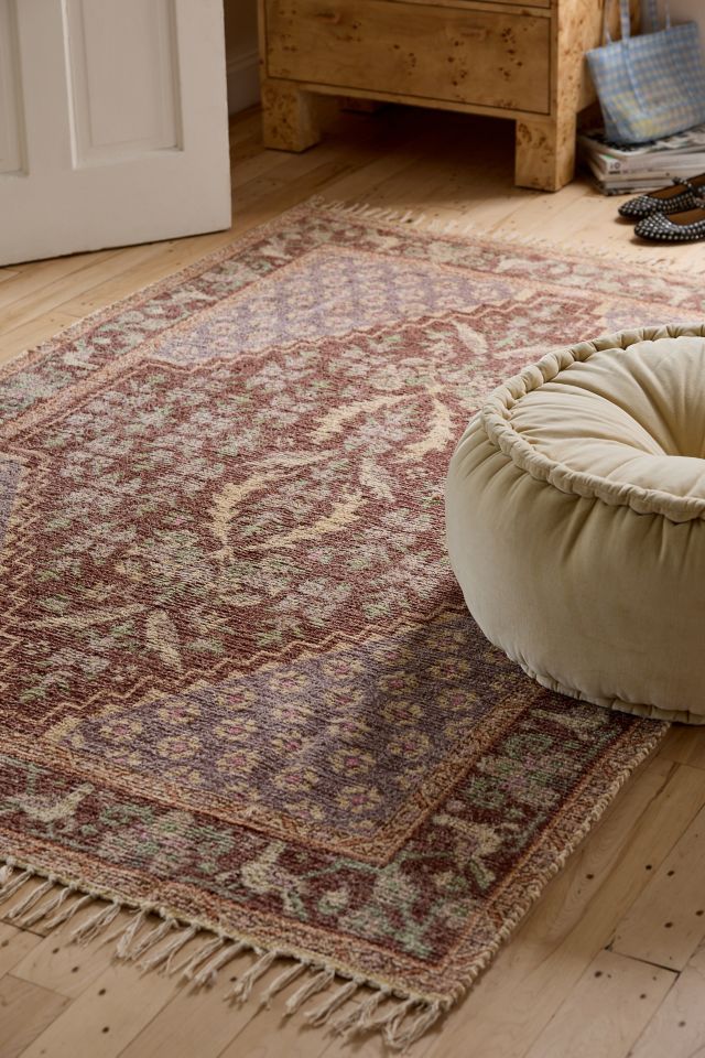 Parisa Medallion Printed Washable Rug #1
