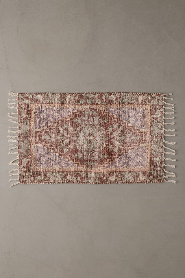 Parisa Medallion Printed Washable Rug #3