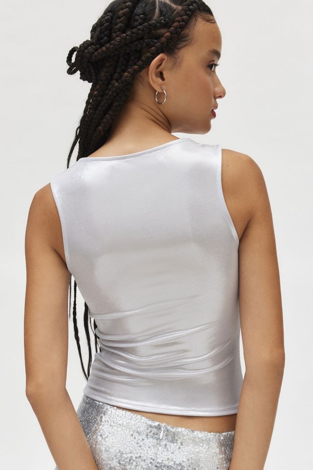Silence + Noise Suri Twist-Front Tank Top #4