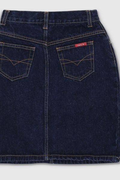 Vintage 90s Dark Wash Denim Skirt