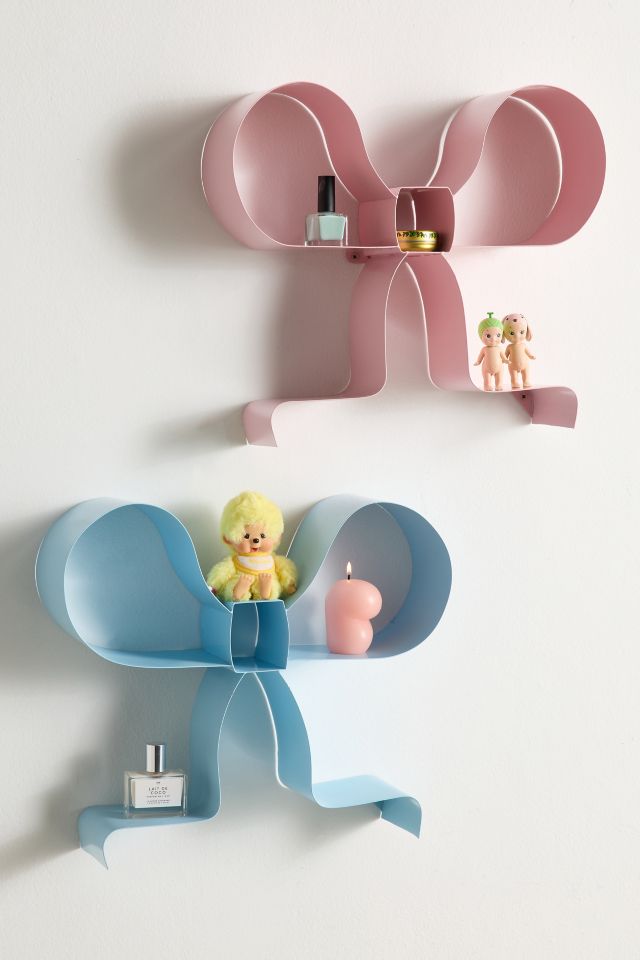 Large Bow Shaped Wall Shelf #4