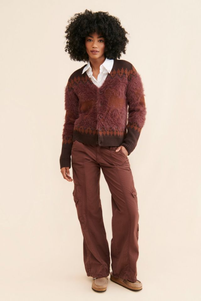 BDG Nordic Fuzzy Horse Cardigan #3