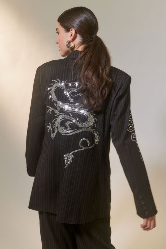 Bella Embellished Oversized Blazer #1