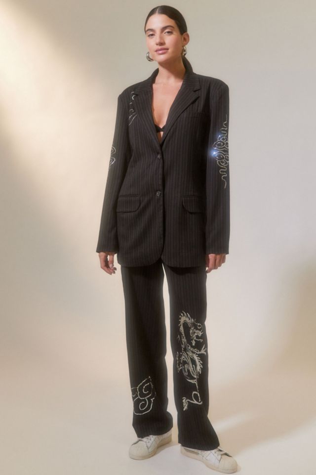 Bella Embellished Oversized Blazer #3