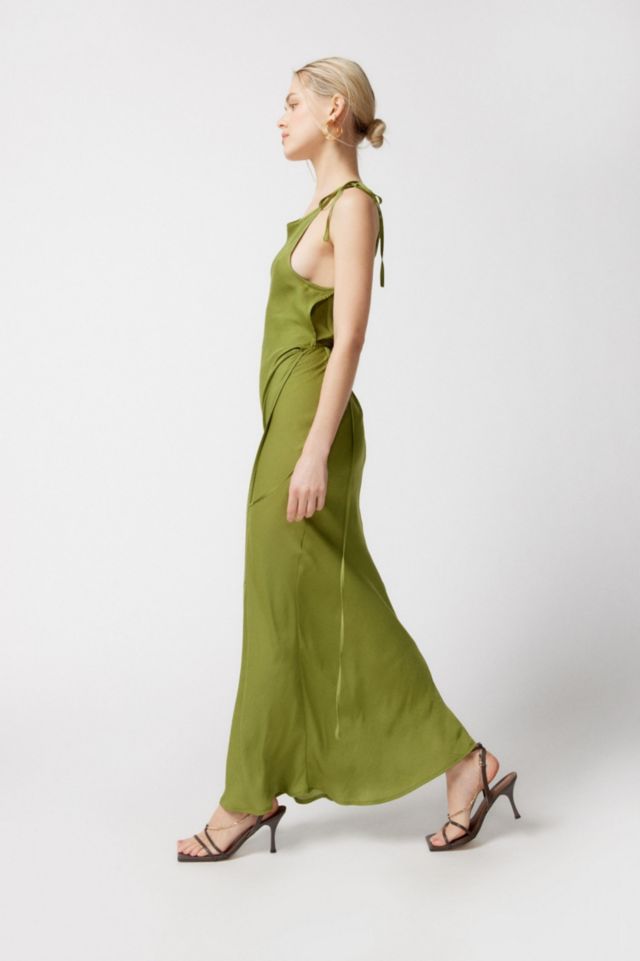 Margo Satin Maxi Dress #3