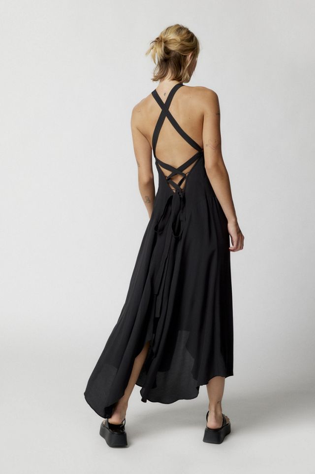 Janet Strappy-Back Midi Dress #3