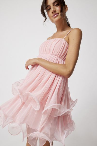 Luna Tiered Babydoll Mini Dress