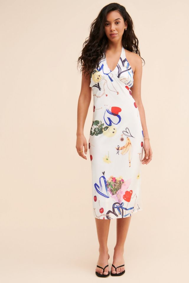Everleigh Halter Midi Dress #3