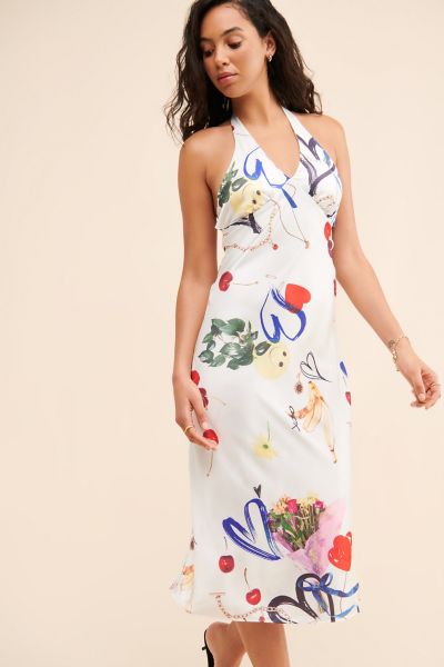 Everleigh Halter Midi Dress