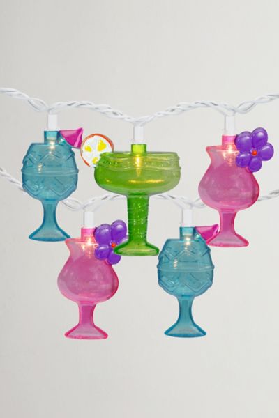 Urban Outfitters Cocktail Glasses 7ft String Lights At