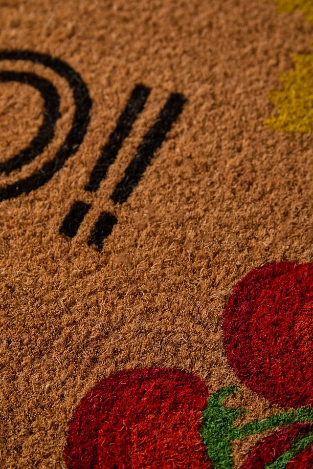 Ciao! Slogan Text Coir Doormat #1