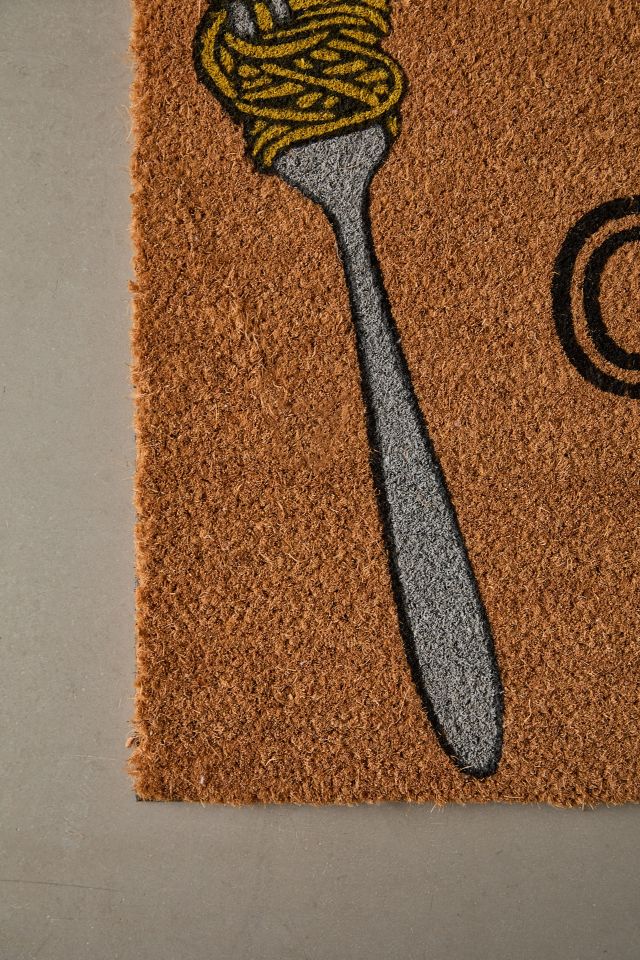 Ciao! Slogan Text Coir Doormat #2