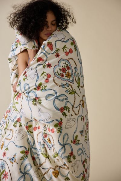 Urban Outfitters Mariya Duvet Set In White At