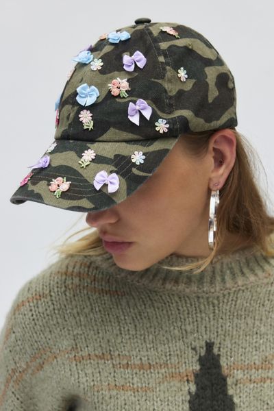 Camo Bow Baseball Hat