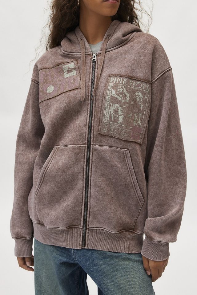 Pink Floyd Patched Graphic Hoodie Sweatshirt #4