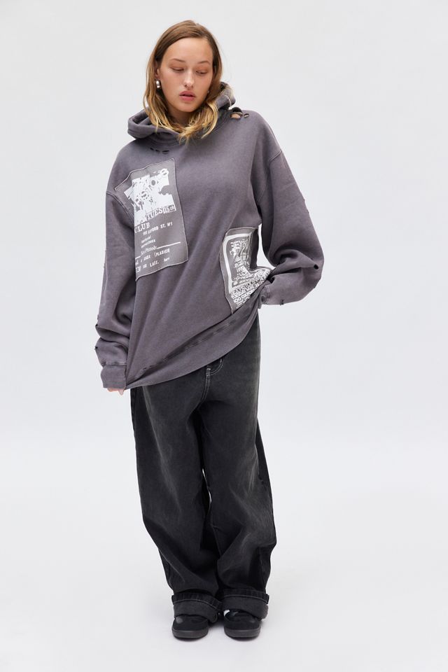 Sex Pistols Patched Graphic Hoodie Sweatshirt | Urban Outfitters