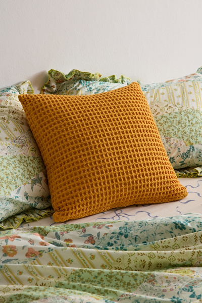 ReMADE By UO Waffle Throw Pillow