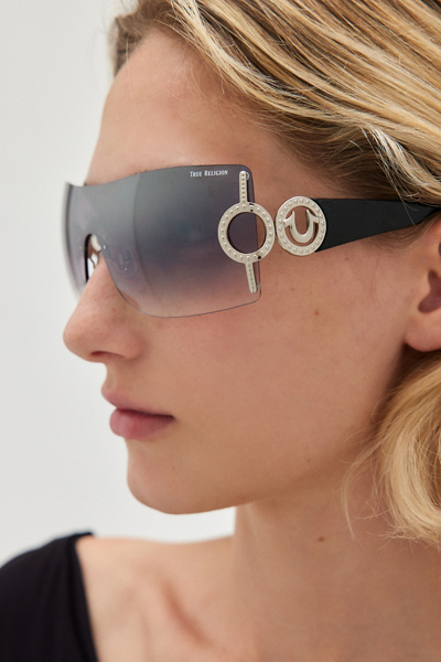 TRUE RELIGION サングラス True Religion Rimless Shield Sunglasses | Urban Outfitters Canada