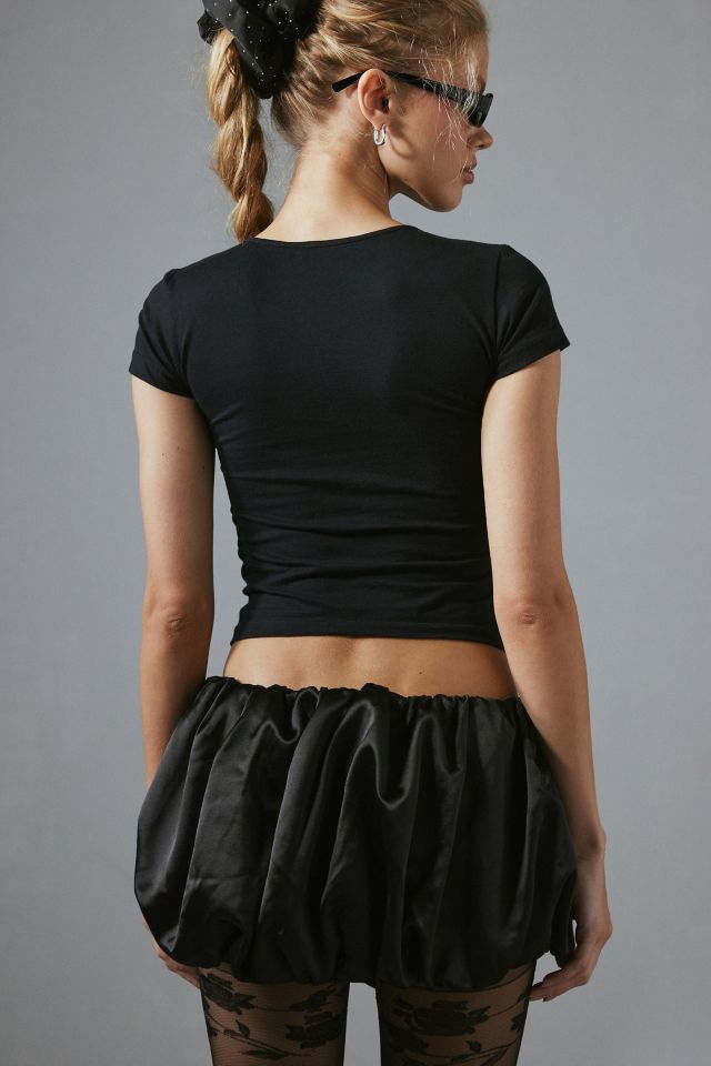 For Love & Lemons Lena Bubble Micro Mini Skirt #3