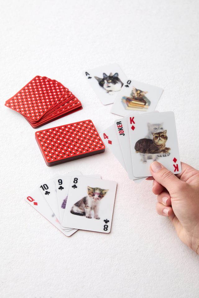 3D Cat Playing Card Set #1