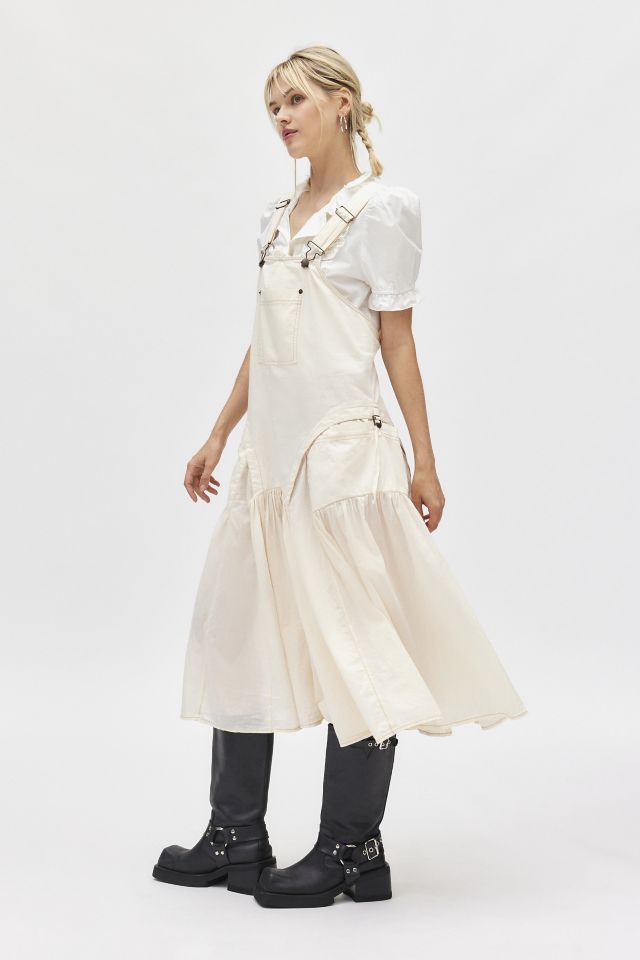 BDG Garner Gathered Cotton Twill Midi Skirtall #1