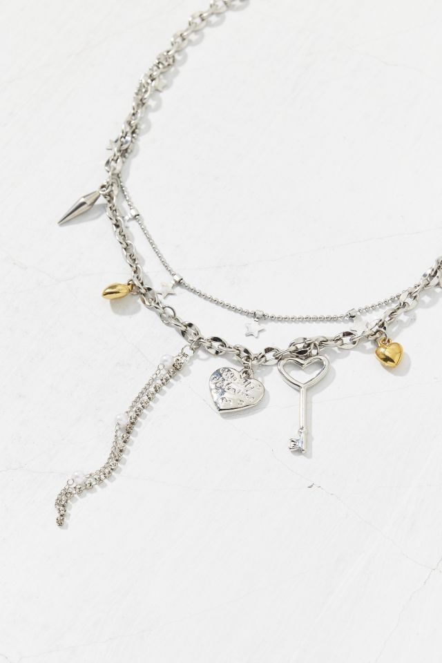 Avril Chain Charm Necklace #1
