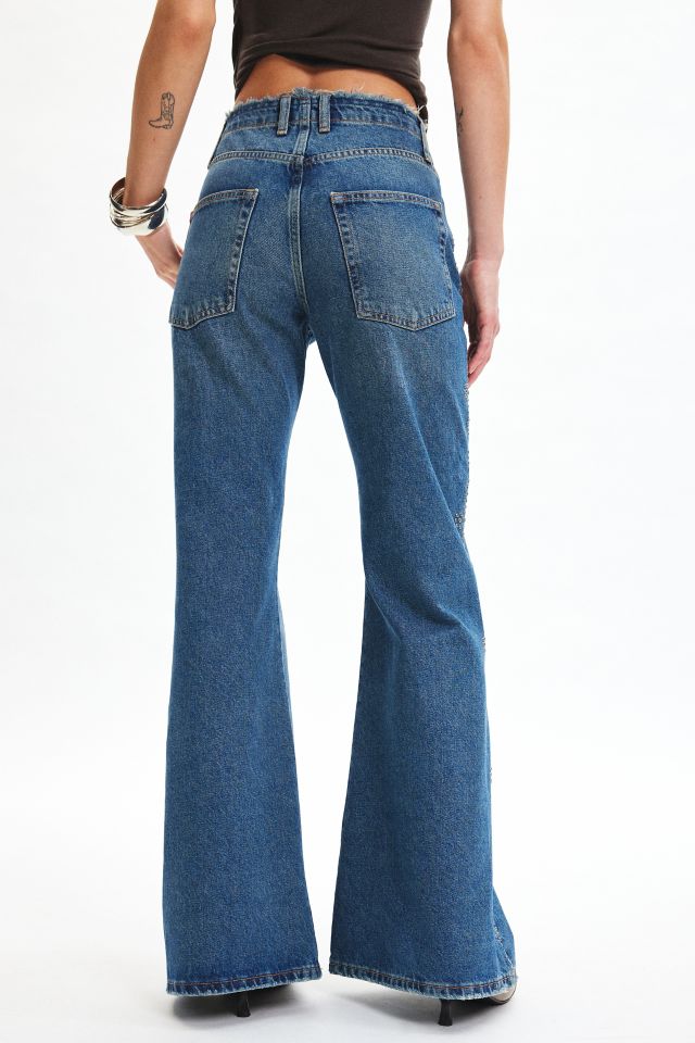 BDG Jessie Studded Mid-Rise Bootcut Jean #4