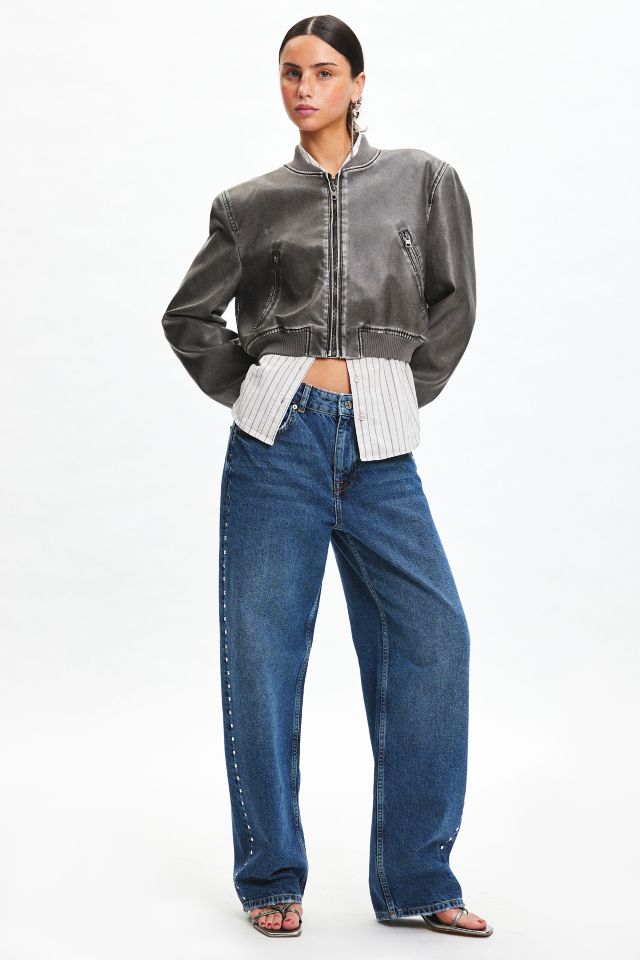 BDG Sutton Studded Straight Leg Jean #3