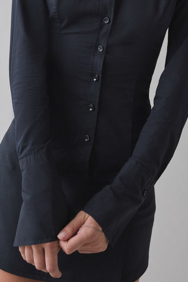 UO Leilani Slim Button Up Shirt #1