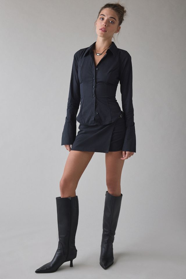 UO Leilani Slim Button Up Shirt #2