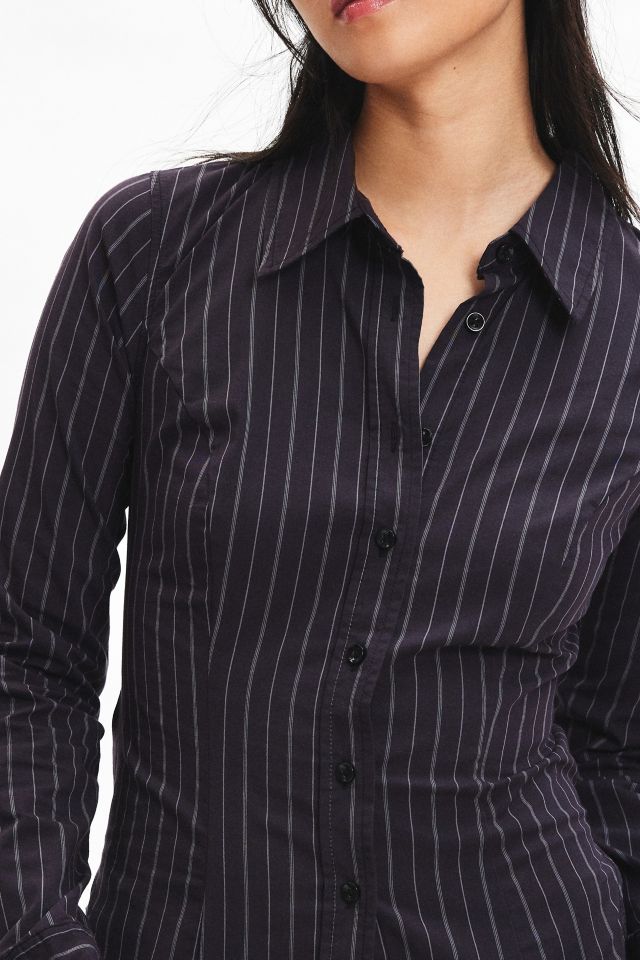 Silence + Noise Leilani Slim Button Up Shirt
