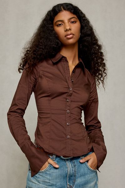 UO Leilani Slim Button Up Shirt