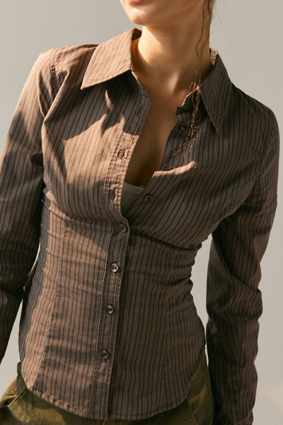 UO Leilani Slim Button Up Shirt