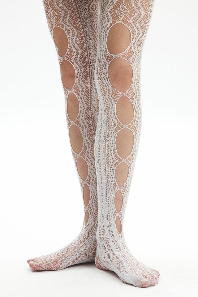 Cutout Lace Tights #1