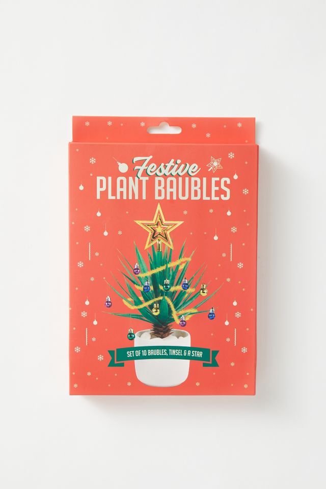 Ensemble de Décoration d'Arbre et de Boule de Plante Festive #2