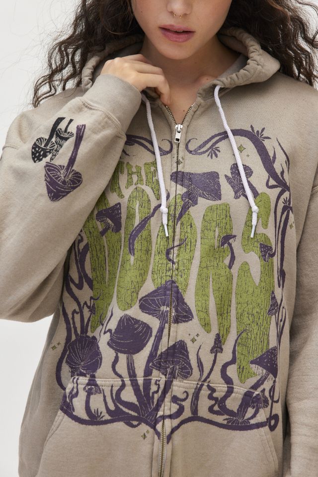 The Doors Mushroom Graphic Zip-Up Hoodie Sweatshirt #1