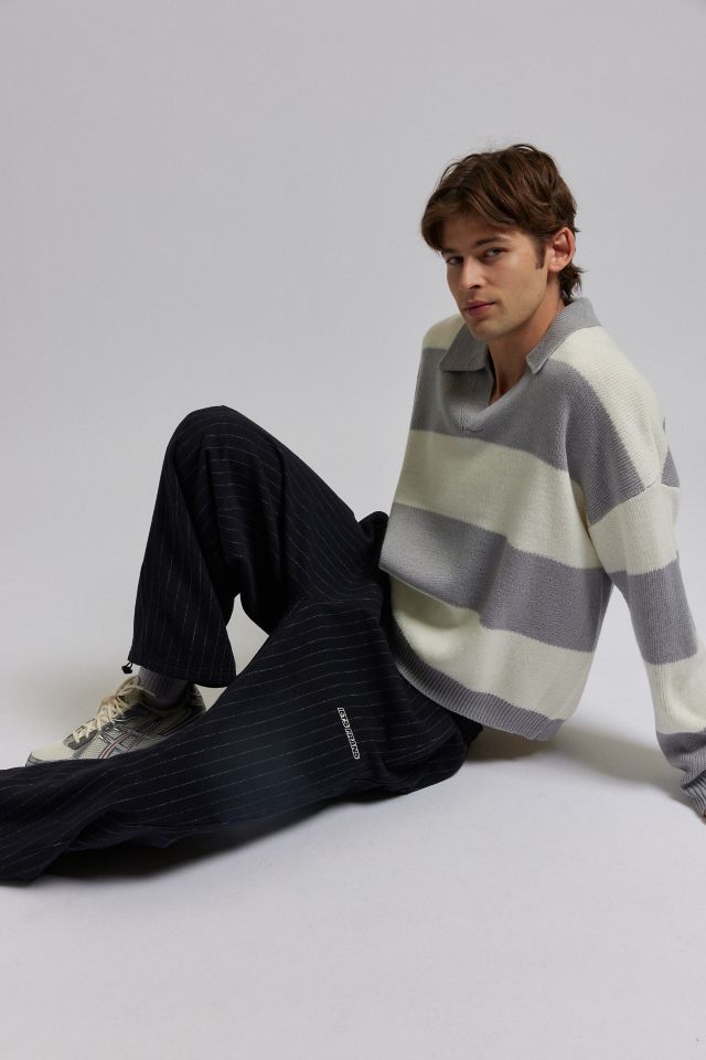iets frans... Knox Tailored Pinstripe Track Pant #4
